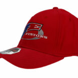 Curved Bill Hat, Red, Small/Medium